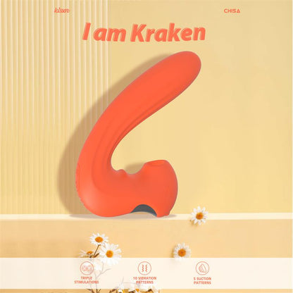 CHISA - KRAKEN VIBRADOR CON SUCCION