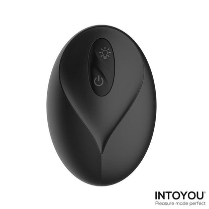INTOYOU - KRAX PLUG ANAL CON VIBRACIÓN, THRUSTING Y LUZ LED CON CONTROL REMOTO