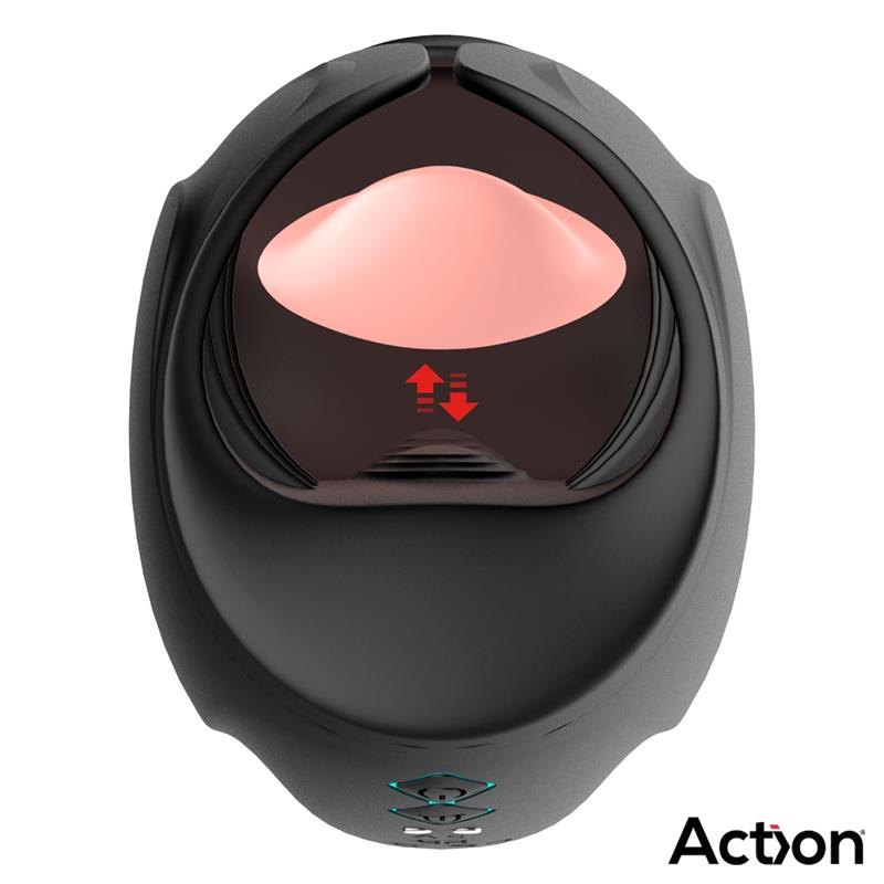 ACTION - KUBEX MASTURBADOR CON LENGUA, PULSACIÓN Y VIBRACIÓN