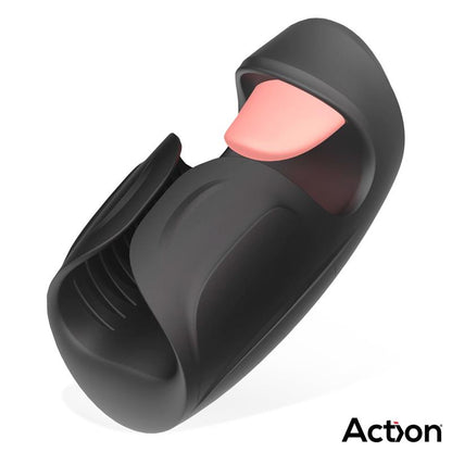 ACTION - KUBEX MASTURBADOR CON LENGUA, PULSACIÓN Y VIBRACIÓN