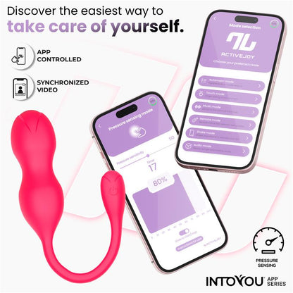 INTOYOU APP SERIES - KYRA ENTRENADOR DE SUELO PÉLVICO CON SENSOR DE PRESIÓN Y APP