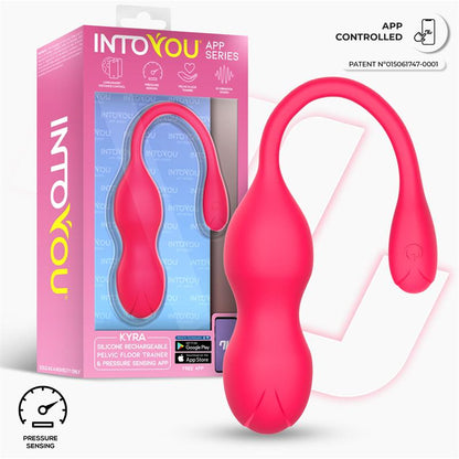 INTOYOU APP SERIES - KYRA ENTRENADOR DE SUELO PÉLVICO CON SENSOR DE PRESIÓN Y APP