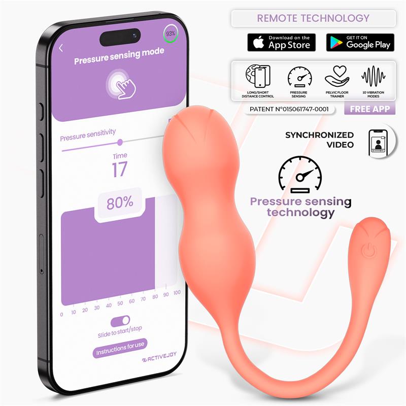 INTOYOU APP SERIES - KYRA ENTRENADOR DE SUELO PÉLVICO CON SENSOR DE PRESIÓN Y APP