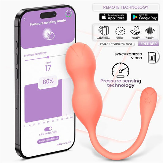 INTOYOU APP SERIES - KYRA ENTRENADOR DE SUELO PÉLVICO CON SENSOR DE PRESIÓN Y APP