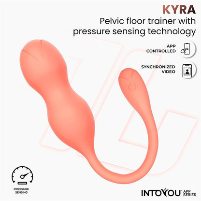 INTOYOU APP SERIES - KYRA ENTRENADOR DE SUELO PÉLVICO CON SENSOR DE PRESIÓN Y APP
