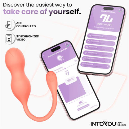 INTOYOU APP SERIES - KYRA ENTRENADOR DE SUELO PÉLVICO CON SENSOR DE PRESIÓN Y APP