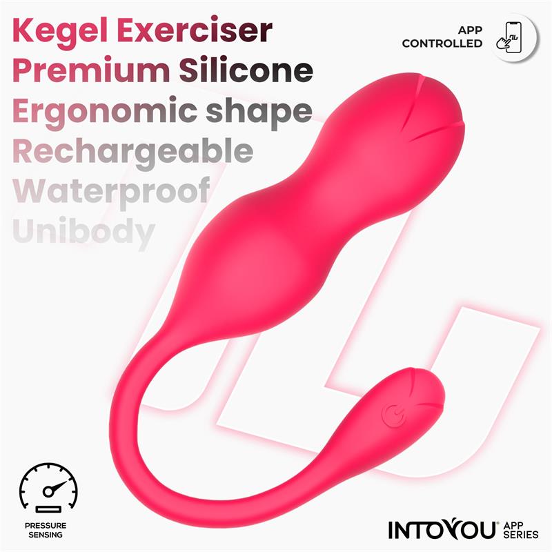INTOYOU APP SERIES - KYRA ENTRENADOR DE SUELO PÉLVICO CON SENSOR DE PRESIÓN Y APP