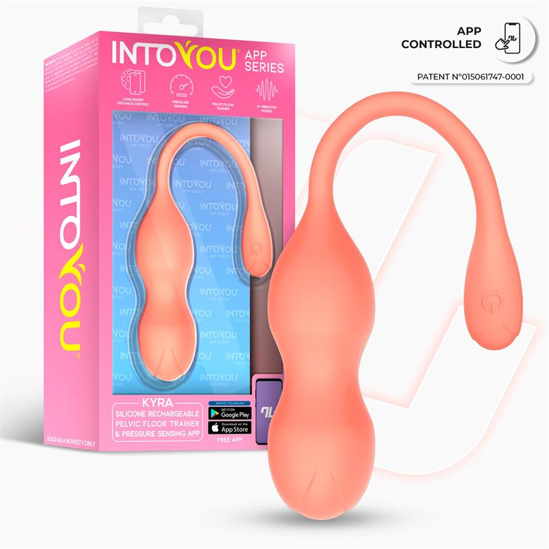 INTOYOU APP SERIES - KYRA ENTRENADOR DE SUELO PÉLVICO CON SENSOR DE PRESIÓN Y APP