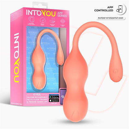 INTOYOU APP SERIES - KYRA ENTRENADOR DE SUELO PÉLVICO CON SENSOR DE PRESIÓN Y APP