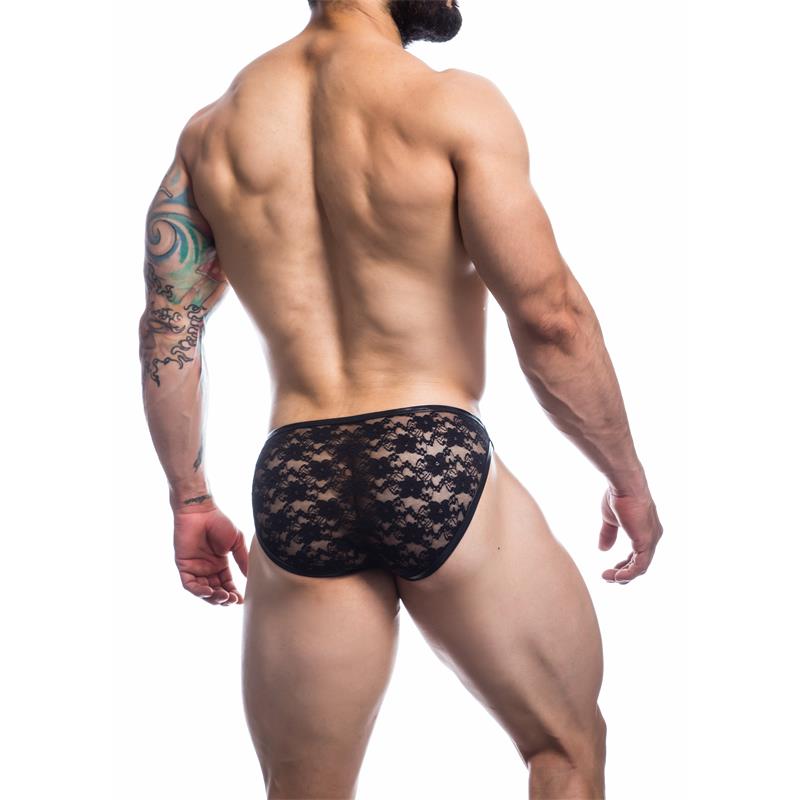 CUT4MEN - L4CE01 SLIP CON ENCAJE