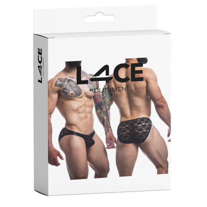 CUT4MEN - L4CE01 SLIP CON ENCAJE