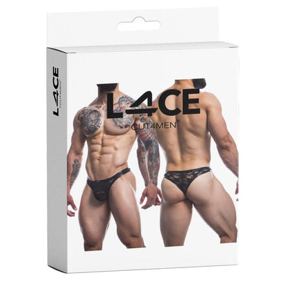 CUT4MEN - L4CE03 TANGA CON ENCAJE