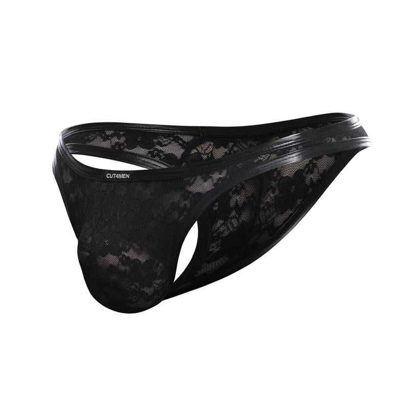 CUT4MEN - L4CE03 TANGA CON ENCAJE