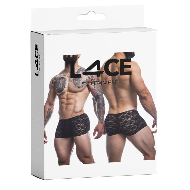 CUT4MEN - L4CE05 BOXER CON ENCAJE