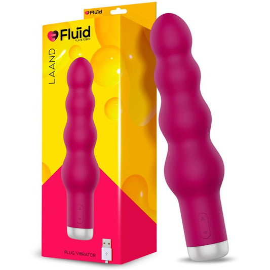 FLUÏD - LAAND POTENTE VIBRADOR USB GRANATE