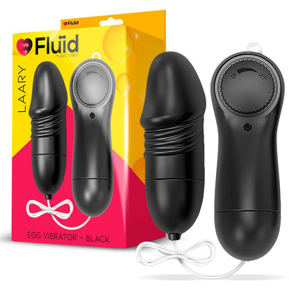 FLUÏD - LAARY HUEVO VIBRADOR MULTI VELOCIDAD CONTROL REMOTO NEGRO