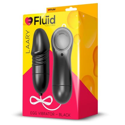 FLUÏD - LAARY HUEVO VIBRADOR MULTI VELOCIDAD CONTROL REMOTO NEGRO