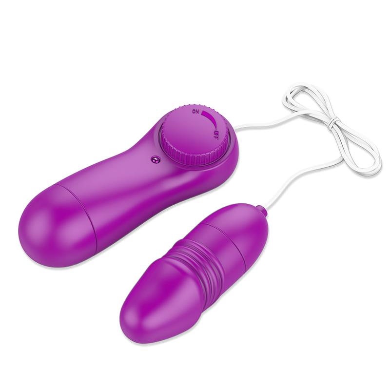 FLUÏD - LAARY HUEVO VIBRADOR MULTI VELOCIDAD CONTROL REMOTO PÚRPUR