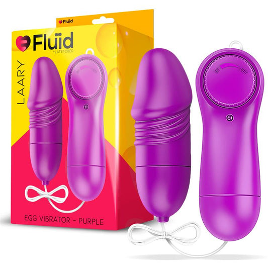 FLUÏD - LAARY HUEVO VIBRADOR MULTI VELOCIDAD CONTROL REMOTO PÚRPUR