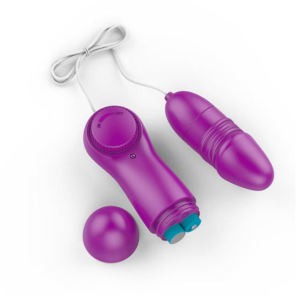FLUÏD - LAARY HUEVO VIBRADOR MULTI VELOCIDAD CONTROL REMOTO PÚRPUR