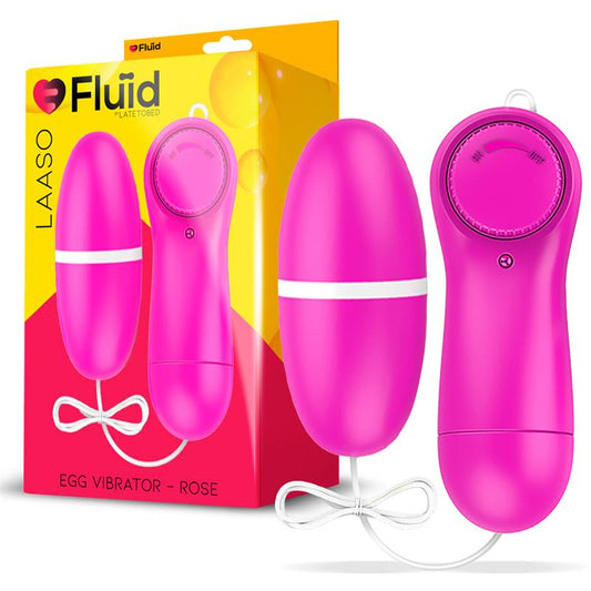 FLUÏD - LAASO HUEVO VIBRADOR MULTI VELOCIDAD CONTROL REMOTO ROSE