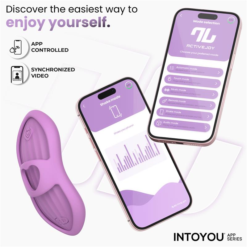 INTOYOU APP SERIES - LAIA ESTIMULADOR DE DEDO CON CALOR Y FUNDA CON APP LAVANDA