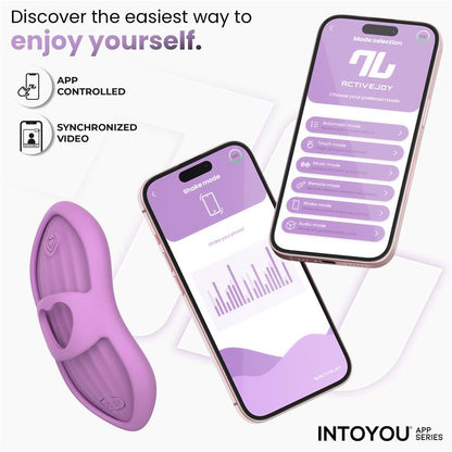 INTOYOU APP SERIES - LAIA ESTIMULADOR DE DEDO CON CALOR Y FUNDA CON APP LAVANDA