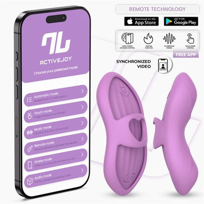INTOYOU APP SERIES - LAIA ESTIMULADOR DE DEDO CON CALOR Y FUNDA CON APP LAVANDA