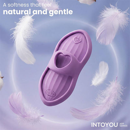 INTOYOU APP SERIES - LAIA ESTIMULADOR DE DEDO CON CALOR Y FUNDA CON APP LAVANDA