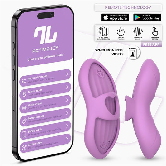 INTOYOU APP SERIES - LAIA ESTIMULADOR DE DEDO CON CALOR Y FUNDA CON APP LAVANDA