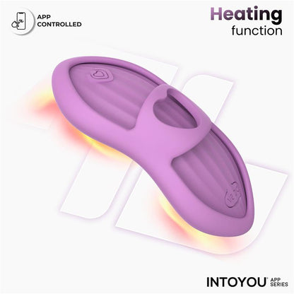 INTOYOU APP SERIES - LAIA ESTIMULADOR DE DEDO CON CALOR Y FUNDA CON APP LAVANDA