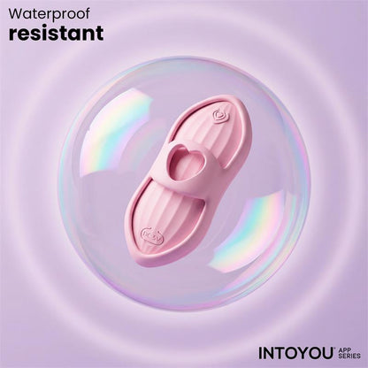 INTOYOU APP SERIES - LAIA ESTIMULADOR DE DEDO CON CALOR Y FUNDA CON APP ROSA