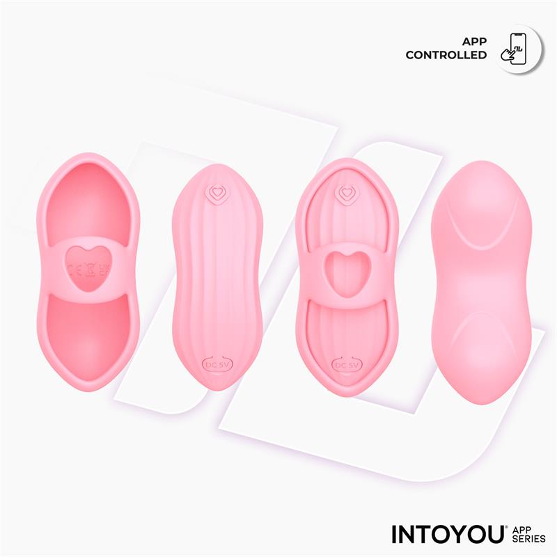 INTOYOU APP SERIES - LAIA ESTIMULADOR DE DEDO CON CALOR Y FUNDA CON APP ROSA