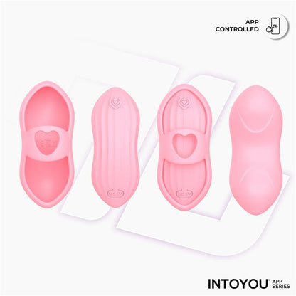 INTOYOU APP SERIES - LAIA ESTIMULADOR DE DEDO CON CALOR Y FUNDA CON APP ROSA