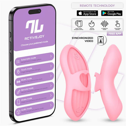 INTOYOU APP SERIES - LAIA ESTIMULADOR DE DEDO CON CALOR Y FUNDA CON APP ROSA