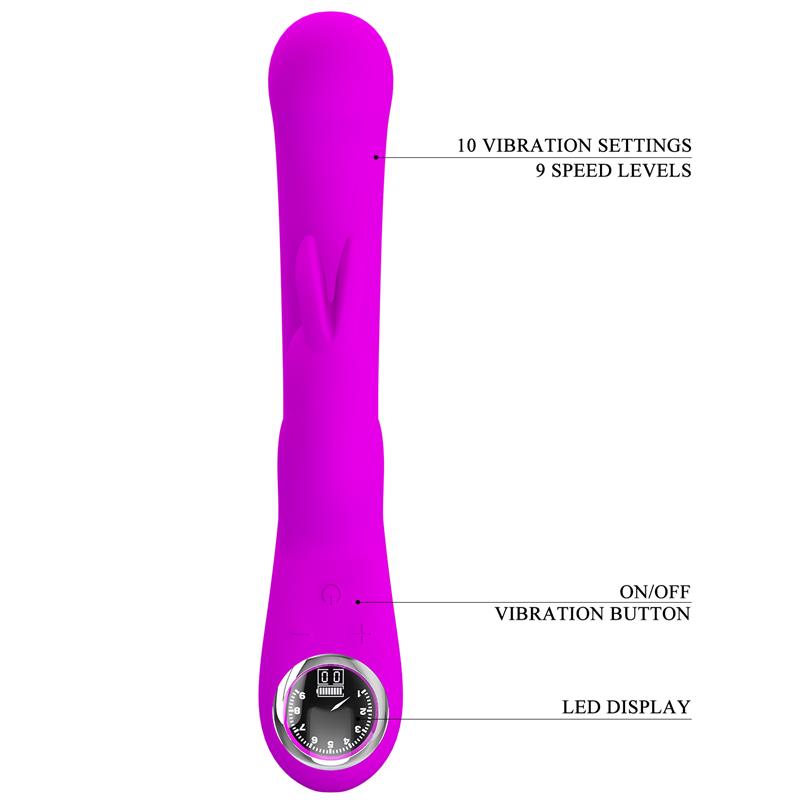 PRETTYLOVE - LAMAR VIBRADOR PUNTO-G VIOLETA