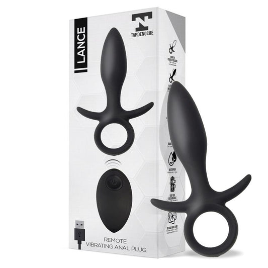 TARDENOCHE - LANCE PLUG ANAL CONTROL REMOTO SILICONA LIQUIDA USB