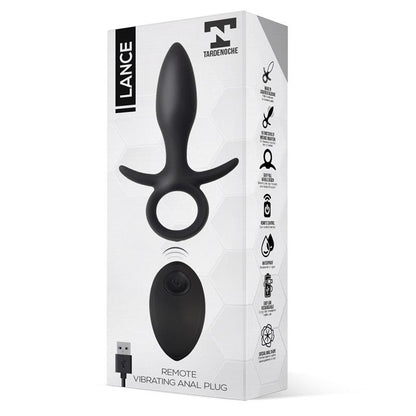 TARDENOCHE - LANCE PLUG ANAL CONTROL REMOTO SILICONA LIQUIDA USB