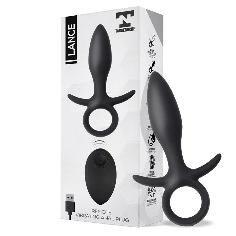 TARDENOCHE - LANCE PLUG ANAL CONTROL REMOTO SILICONA LIQUIDA USB