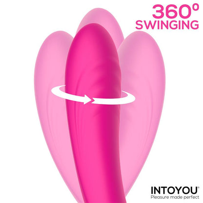 INTOYOU - LANTY VIBRADOR PARA PAREJAS CON OSCILACIÓN 360º Y CONTROL REMOTO