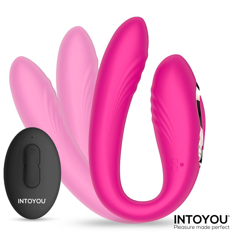 INTOYOU - LANTY VIBRADOR PARA PAREJAS CON OSCILACIÓN 360º Y CONTROL REMOTO