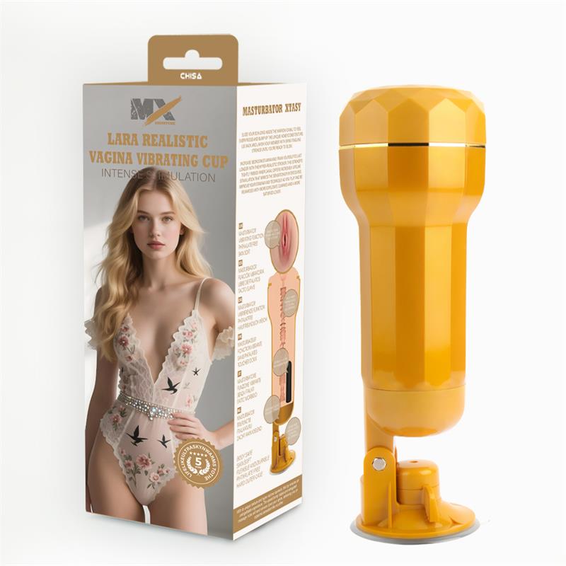 CHISA - LARA MASTURBADOR VAGINA REALISTA CON VIBRACIÓN
