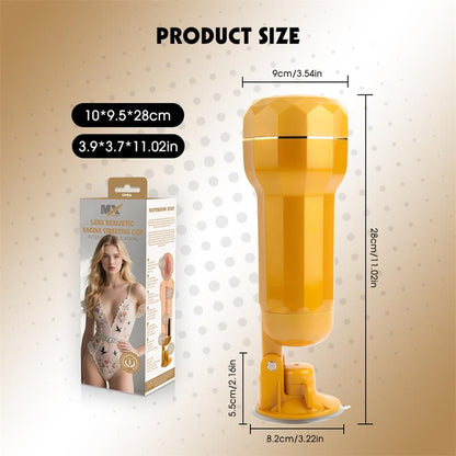 CHISA - LARA MASTURBADOR VAGINA REALISTA CON VIBRACIÓN