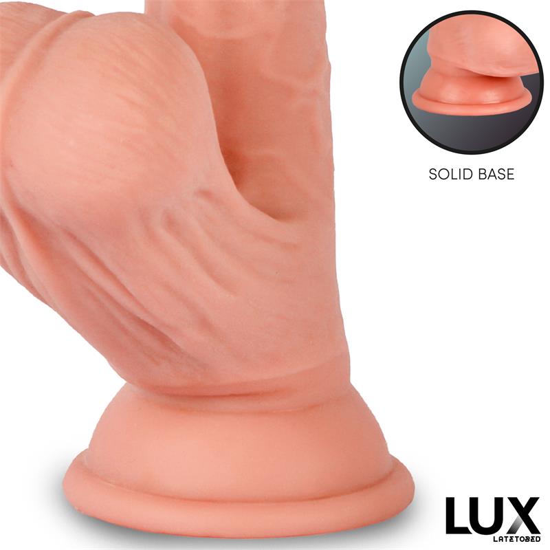 LUX - LARS DILDO TRIPLE DENSIDAD CON TESTÍCULOS OSCILANTES 7.6