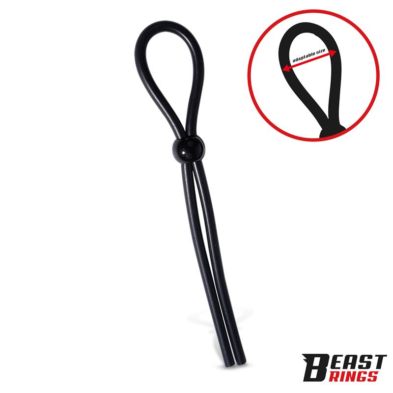 BEAST RINGS - LASSO ANILLO PARA EL PENE SILICONA AJUSTABLE