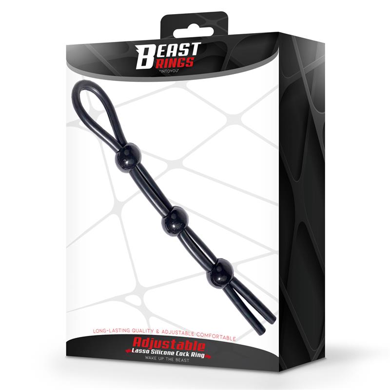 BEAST RINGS - LASSO ANILLO PARA EL PENE SILICONA AJUSTABLE