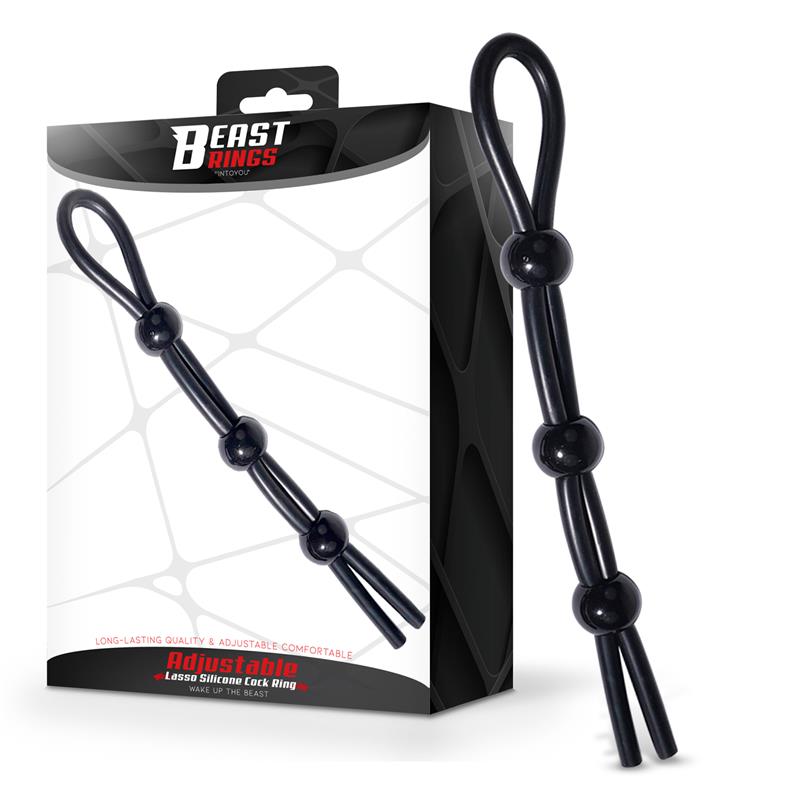 BEAST RINGS - LASSO ANILLO PARA EL PENE SILICONA AJUSTABLE