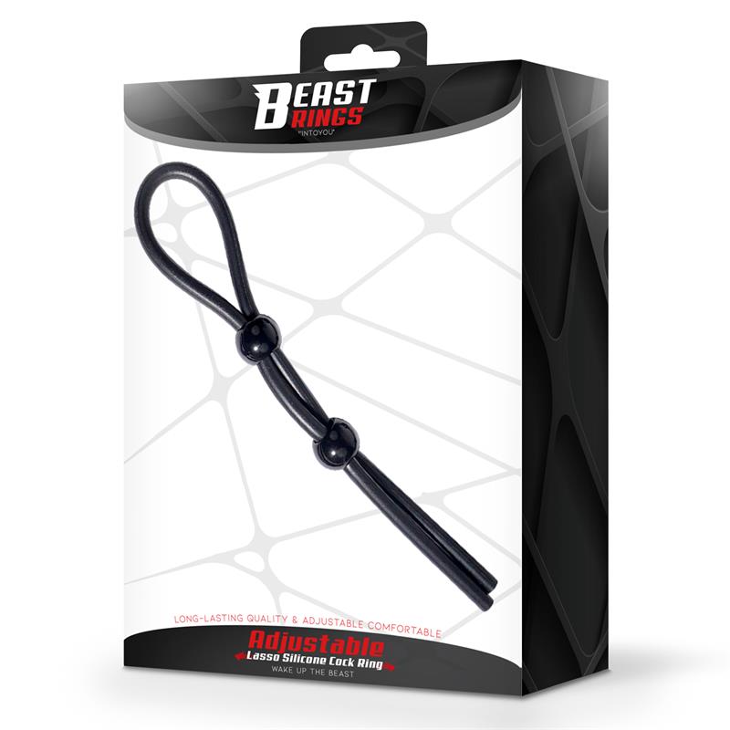 BEAST RINGS - LASSO ANILLO PARA EL PENE SILICONA AJUSTABLE