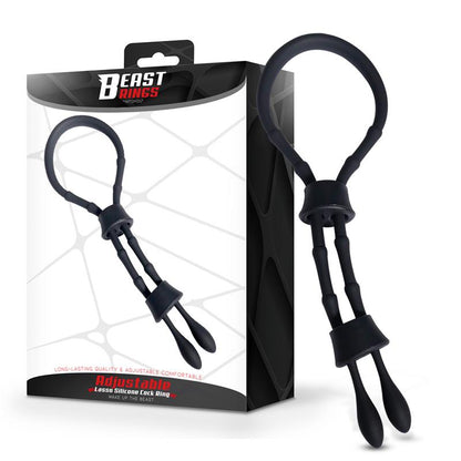 BEAST RINGS - LASSO ANILLO PARA EL PENE SILICONA AJUSTABLE