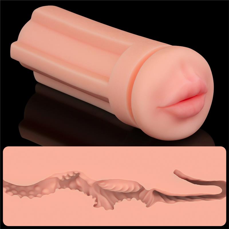LOVETOY - LATA MASTURBADORA BOCA CREAM ALE